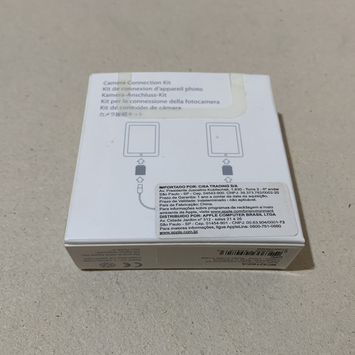 Ipad Camera Connection Kit 30 Pinos Original Apple Mc531bz/a (Usado)