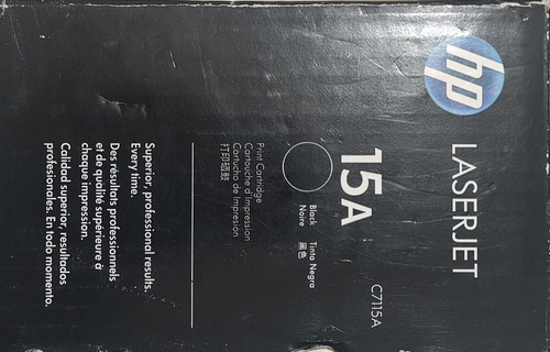 Cartucho Hp 15a Original, Caja Maltratada. (Reacondicionado)