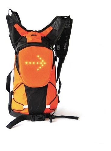 Maleta Ciclismo Con Leds Direccionales Morral Camping