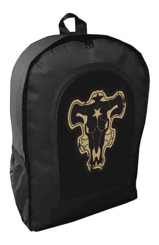 Mochila Negra  Black Clover Anime Adulto / Escolar A11