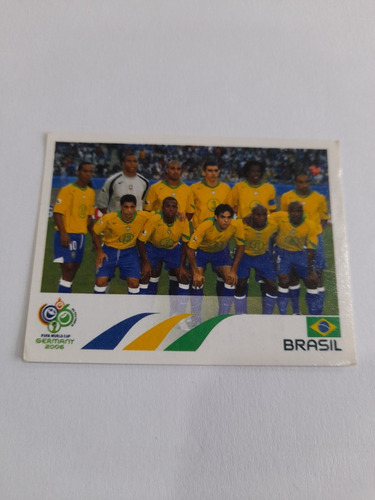 Figurita Album Alemania 2006 N.378 Formacion Brasil A Pegar