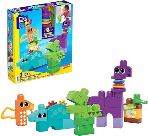 Mega Bloks De Dinosaurios/juguete Sensorial Para Niños 