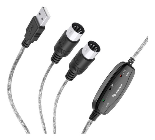 Cable Midi A Usb 2.0 / Adaptador Teclado Sintetizador A Pc