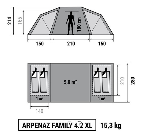 arpenaz 4.2 xl quechua