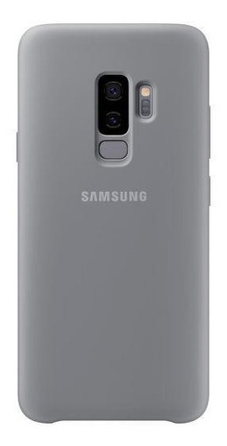 Capa Protetora Samsung Silicone Cover Pg965 Para Galaxy S9+ Cor Cinza