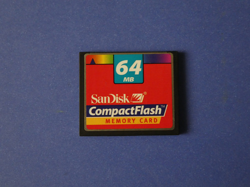Compact Flash Sandisk 64 Mb. ( Usado Y Operativo )