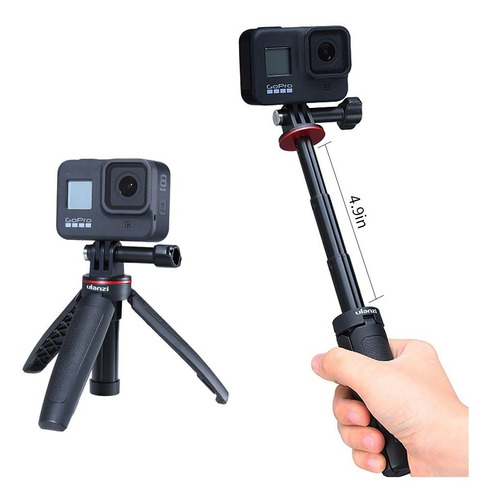 Bastão Tripé C/ Extensor Selfie Câmera Gopro Todas Versões