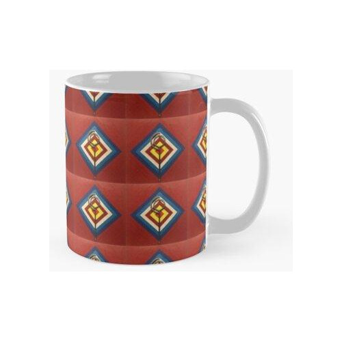 Taza Explorando Cuadrados Calidad Premium