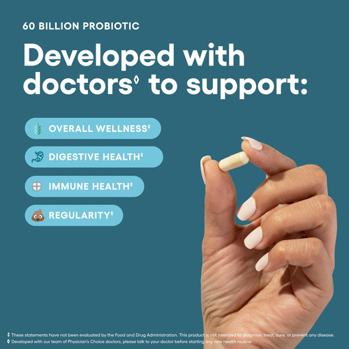 Physician's Choice Probióticos 60b Cfu 10 Cepas Prebióticos