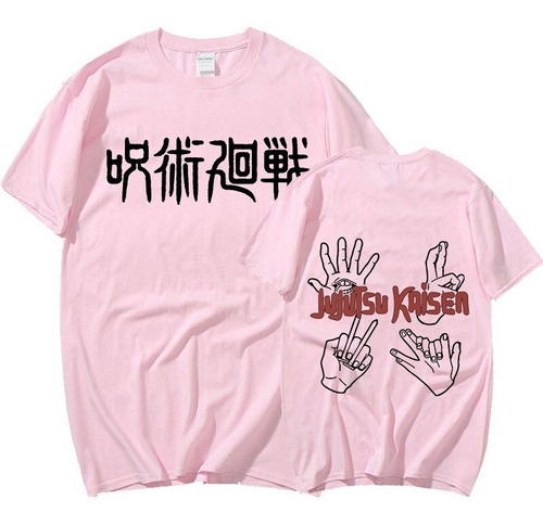 Camiseta De Manga Corta Anime Jujutsu Kaisen Harajuku Camise