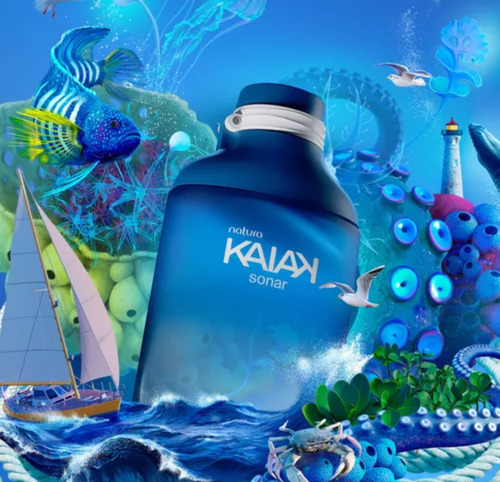 Natura Kaiak Sonar Eau De Toilette Masculino 100ml