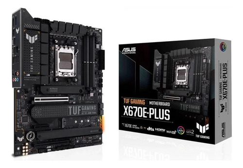 Placa Mãe Asus Tuf Gaming X670e-plus, Amd Am5, Atx, Ddr5 Preto
