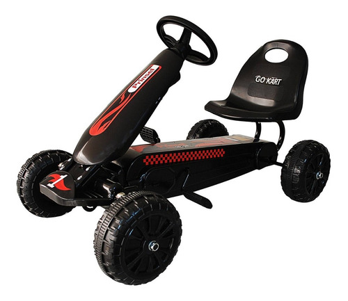 Imagen 2 de 5 de Coche De Pedales Go-kart Racing 2020 Resistente Niños 7 Años