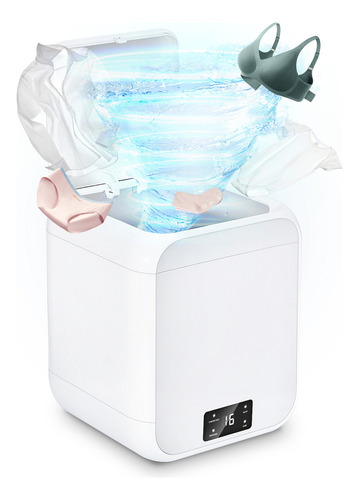 Lavadora semiautomática VIESS lavadora mini blanca 12 lb 12 V