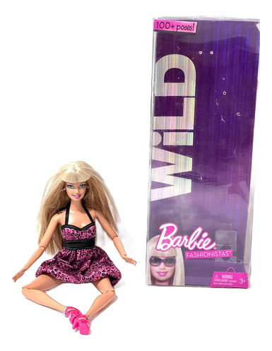 Barbie Wild Doll Fashionistas +100 Poses Original