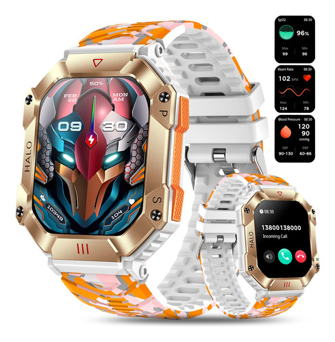 Reloj Inteligente De 2.0 Pulgadas, Gps, Bluetooth, Call Spor