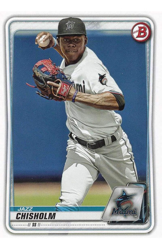 2020 Bowman Prospects Bp-72 Jazz Chisholm Miami Marlins Mlb 