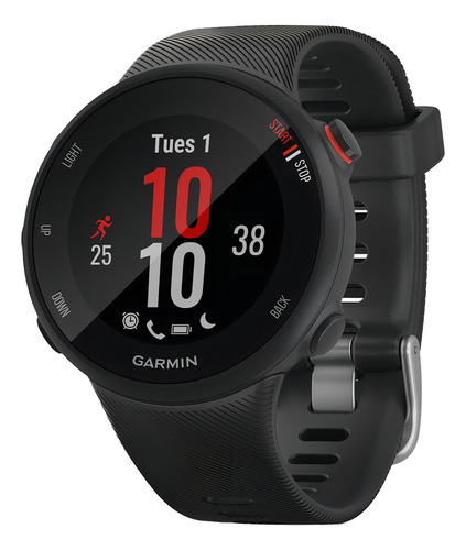 Smartwatch Garmin Forerunner 45S tela de 1.04" com pulseira de silicone - cor preto