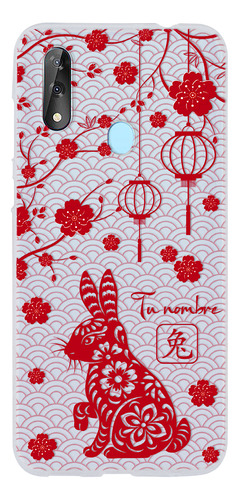 Funda Para Zte Horóscopo Chino Conejo Con Tu Nombre