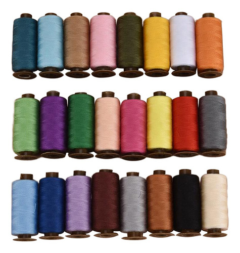 24 Paquetes De Coser Overlock Colores Variados Patines De