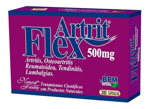 Artriflex Capsulas 500 Mg Caja X 30 Natural Freshly