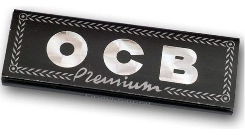 Caja Papel Fumar Rolling Papers Cueros Ocb Negro #8