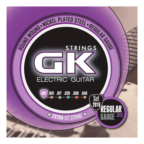 Encordado Gk Set 2010 010 - 046 Para Guitarra Electrica