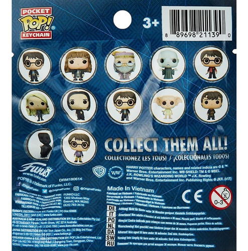 Funko Pop Llavero Harry Potter Bolsa Sorpresa 3,81 Cm