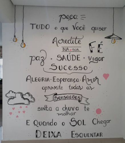 Imagem 2 de 5 de Arte Na Parede, Lettering