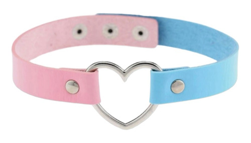 Choker Kawaii Gargantilla Haruyaku Collar Corazón Bi-color 