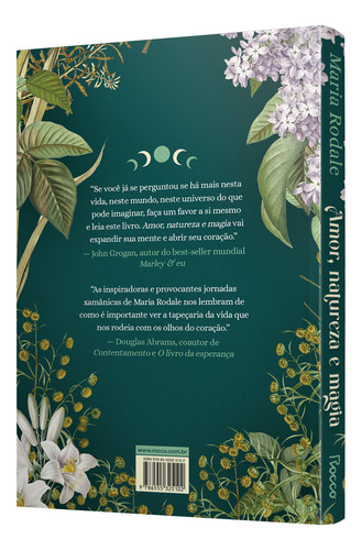 Livro Amor Natureza e Magia de Maria Rodale 1ª Edição 2025 Editora Rocco
