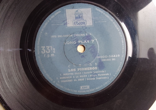 Vinilo Single Cuecas Los Pioneros 