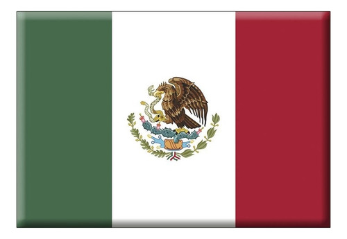 Ímã Da Bandeira Do México Cor Colorido