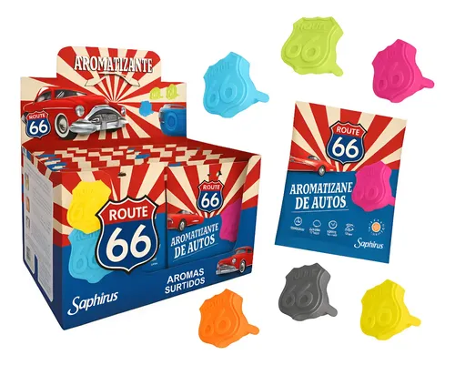 Route 66 Aromatizante para Auto X24 Unidades: precio en Mercado Libre Route 66 Aromatizante para Auto X24 Unidades