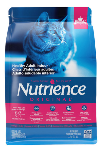 Alimento Nutrience Original Gato Indoor 5kg