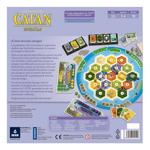 Devir Catan Energias Juego de Mesa en Español