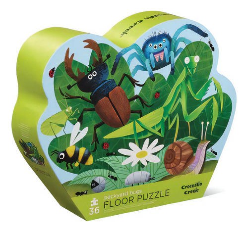 Puzzle Rompecabezas 36 Piezas Insectos Crocodile Creek