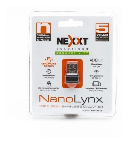 Adaptador Wi-fi Nanolynx Nexxt