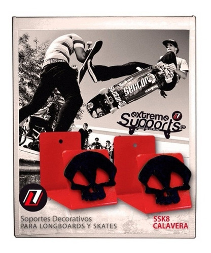 Soporte Para Skate Y Longboard Extremo Calavera Originals