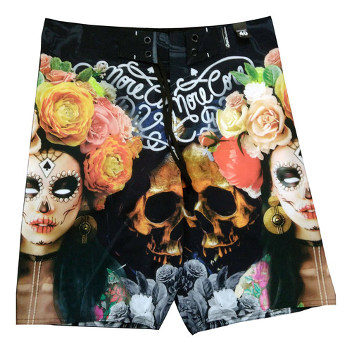 Bermuda Quebrada Estampas Chave - Kit Com 03 Berma Shorts