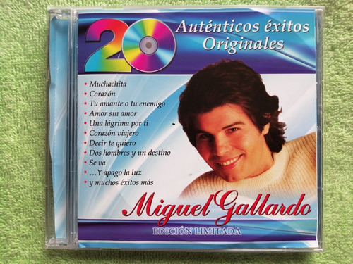 Eam Cd Miguel Gallardo 20 Autenticos Exitos Originales 2013