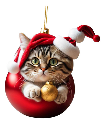 Decoración Navideña De Gatos, Figura De Gato, Estilo C
