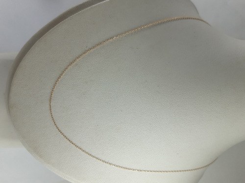 Imagen 6 de 7 de Cadena Oro 18k Forcet 0,9gr 40cm 45cm Mujer Chico Garantia