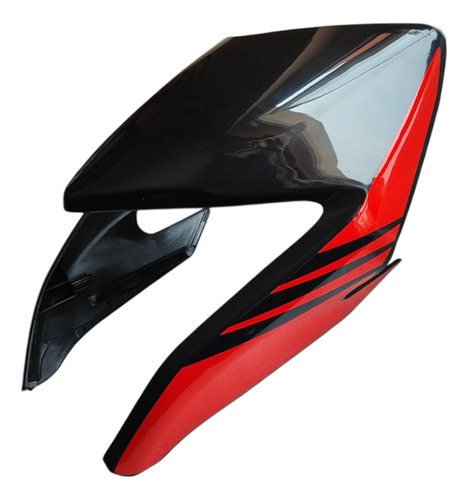 Cubierta Vento Crossmax 250 Adaptable A 250 Pro-250 Pro Plus Negro Con Rojo