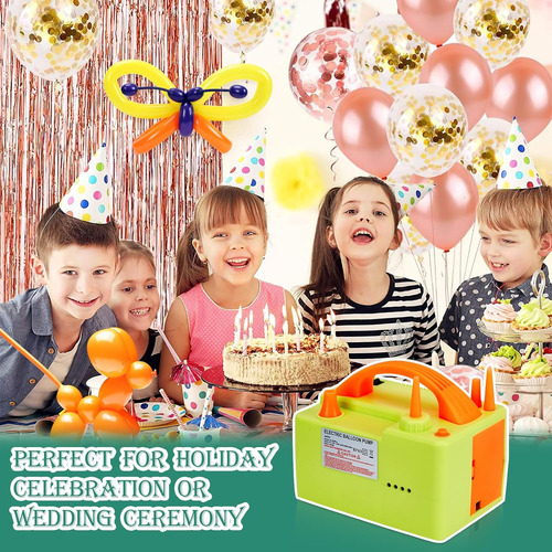 Inflador Electrico Para Globos Agptek Portatil 110v/220v