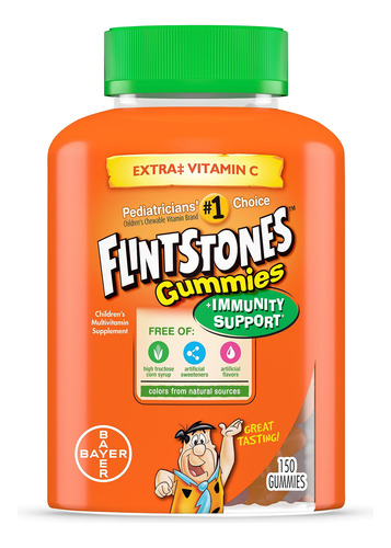 Gomitas Vitamins Flintstones Para Niños Con Soporte Inmunoló