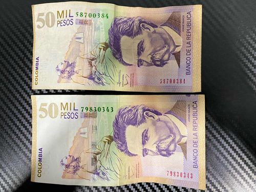 2 Billetes De 50 Mil Pesos Antigua Familia