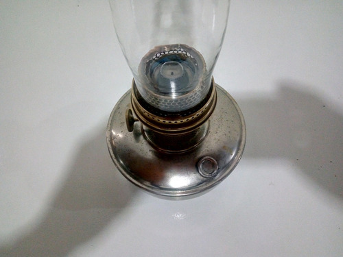 Antigo Lampião Aladim Americano 1940 Metal Amarelo
