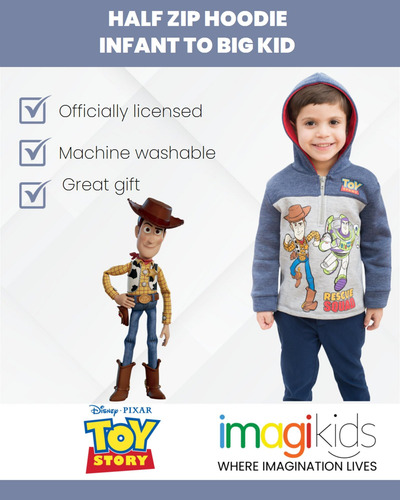 Sudadera Con Capucha De Forro Polar Toy Story De Disney Pixa