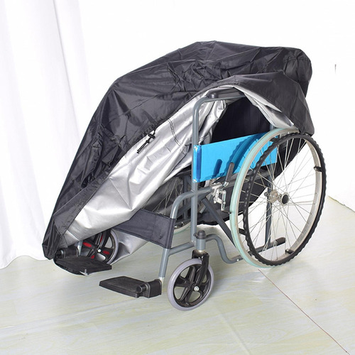 L Cubierta Protectora Para Silla De Ruedas Negra 65 Cm X 95